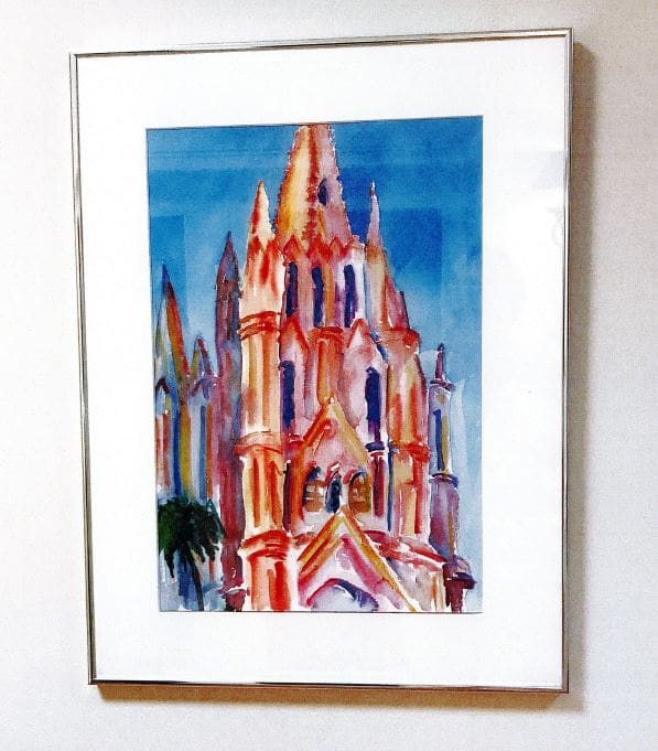 Cathedral in Pinks by - Levy, Image 1.