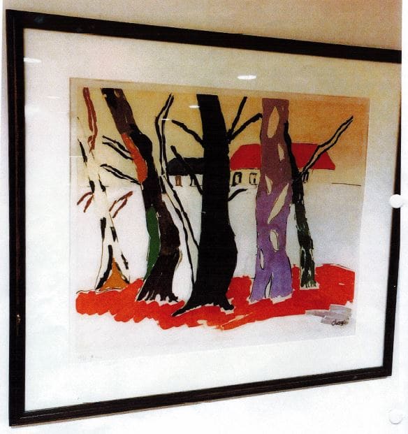 Five Trees by - Chazal?, Image 1.