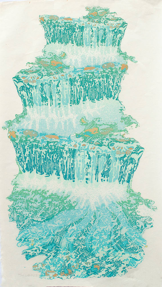Waterfall II by Hannah B for Janet Gallup 