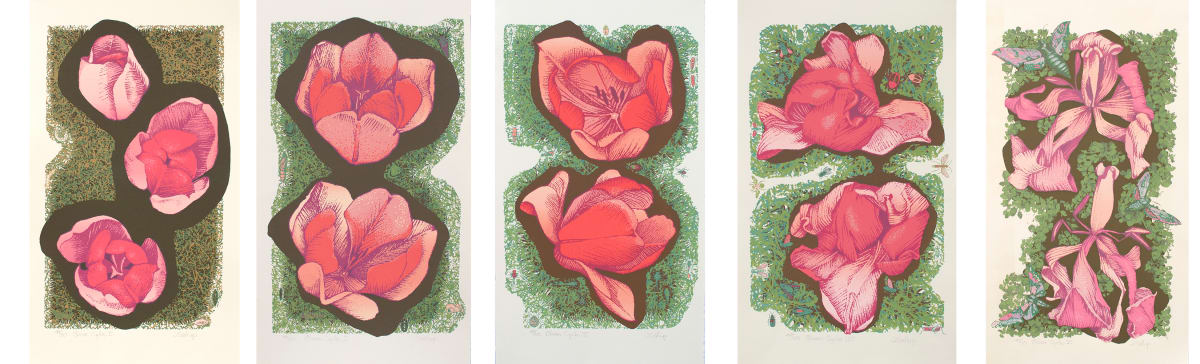 Bloom Cycle 5 Print Series by Janet Gallup 