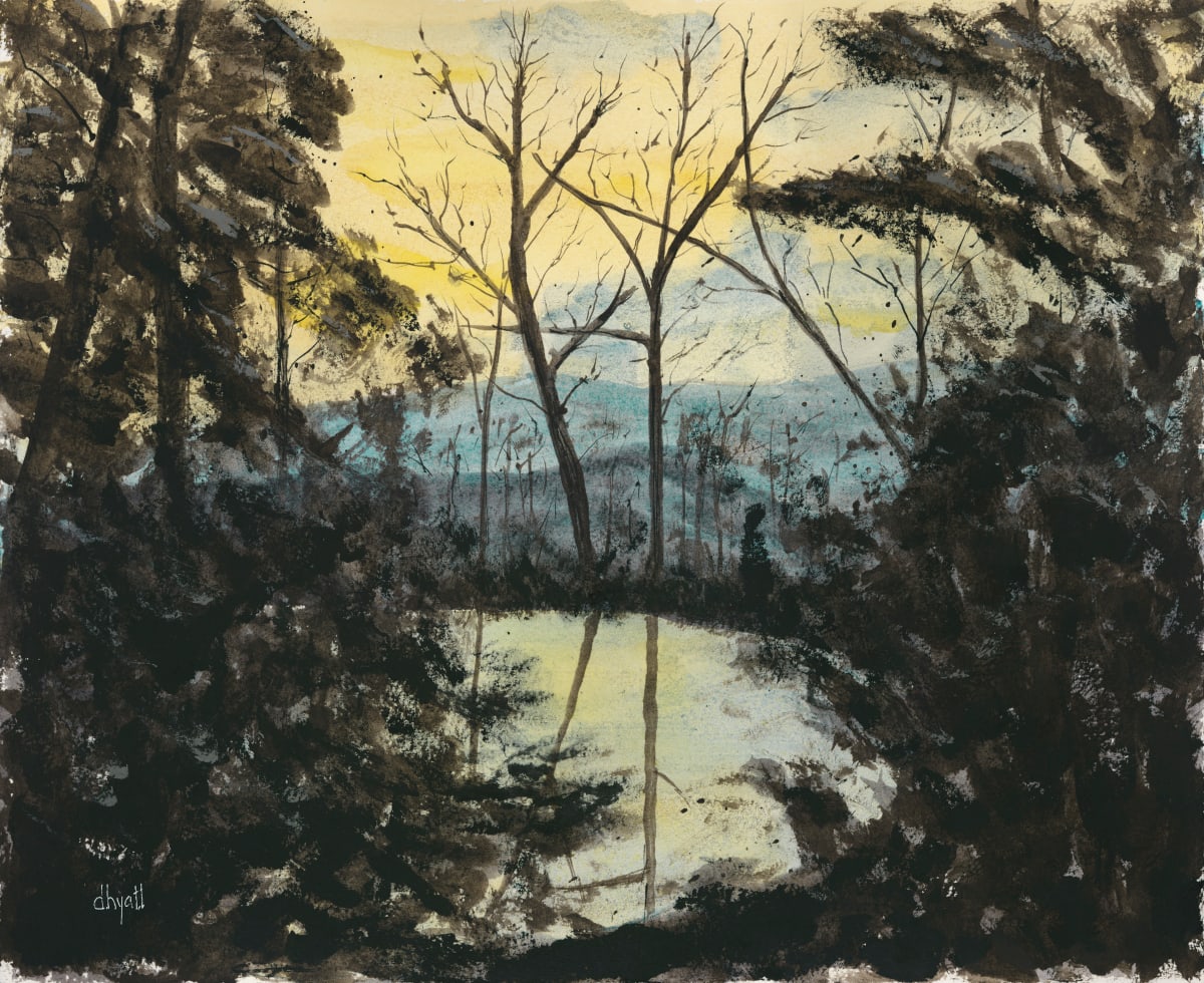 Winter's Pond by David G. Hyatt 