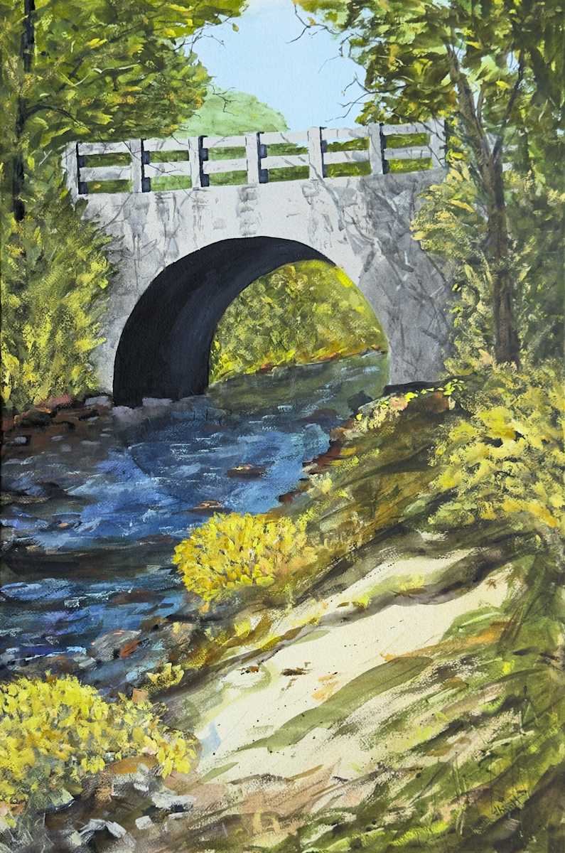 Bridge Over Gulpha Creek by David G. Hyatt 