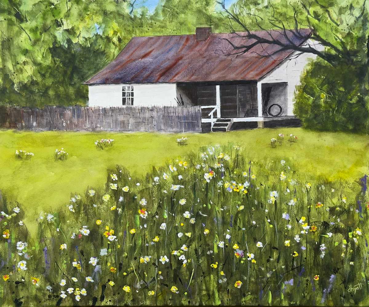 Royston Log House II by David G. Hyatt 