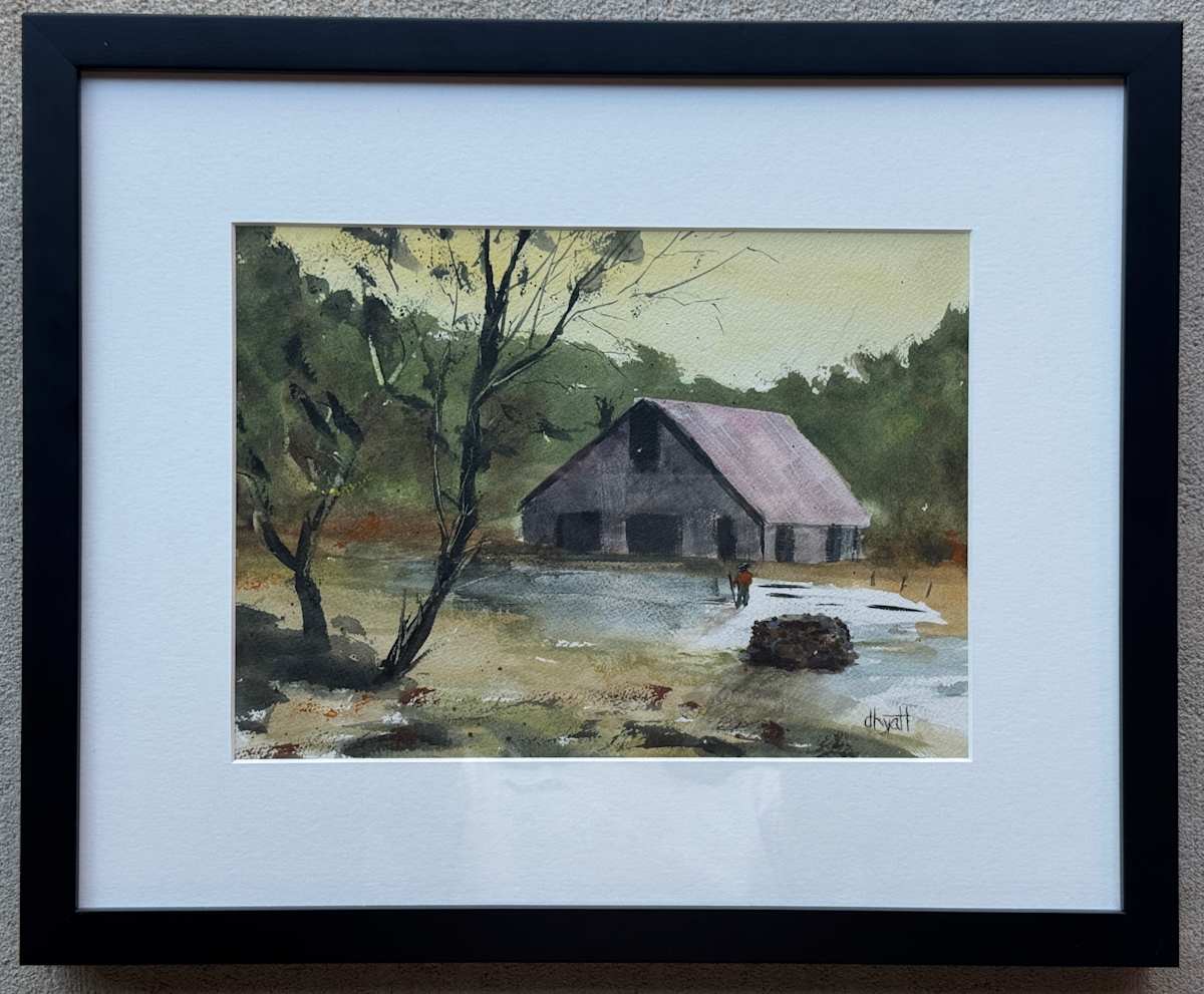 Barn on Trace Branch by David G. Hyatt, Image 2.
