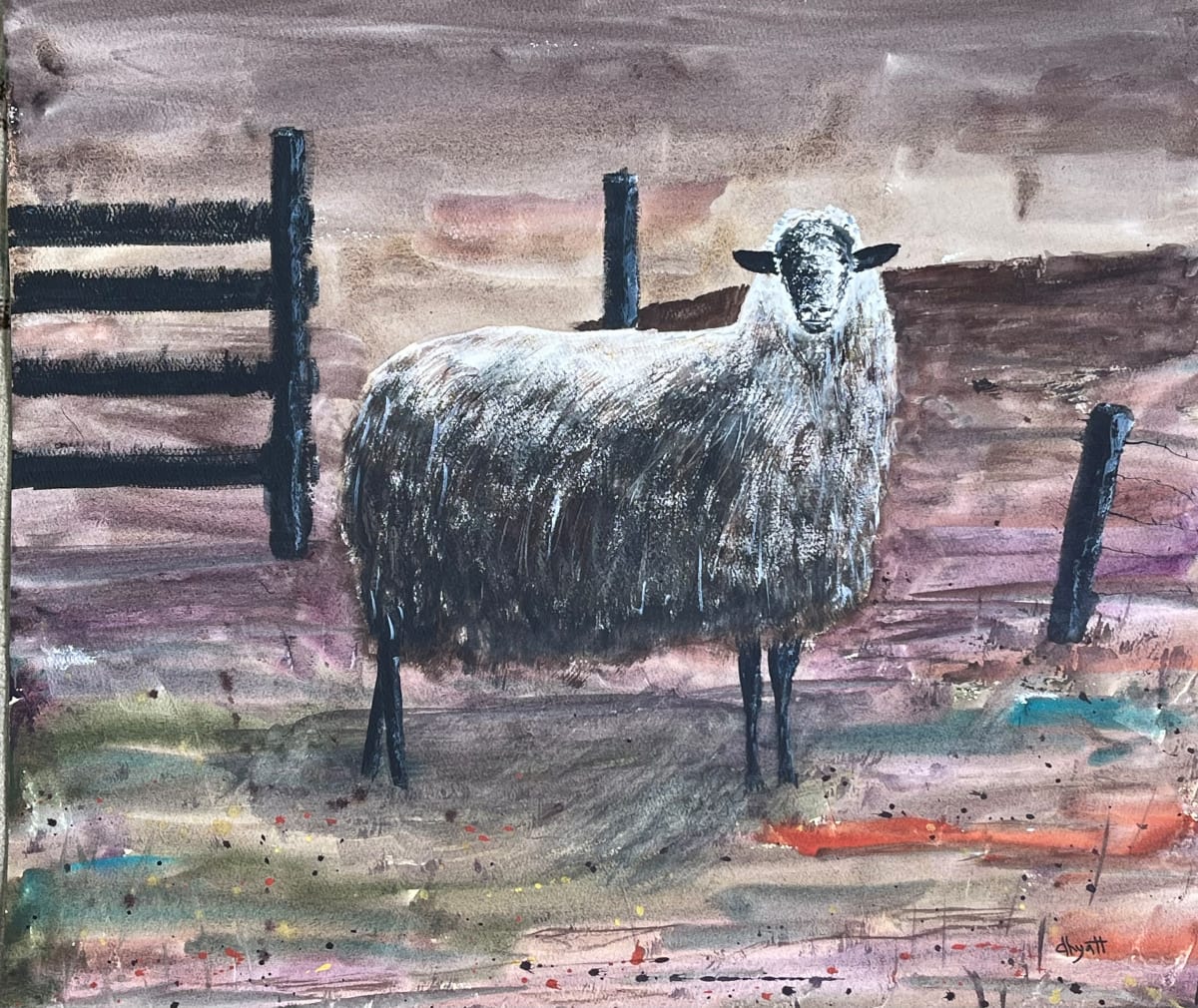 Evening Ewe by David G. Hyatt, Image 1.