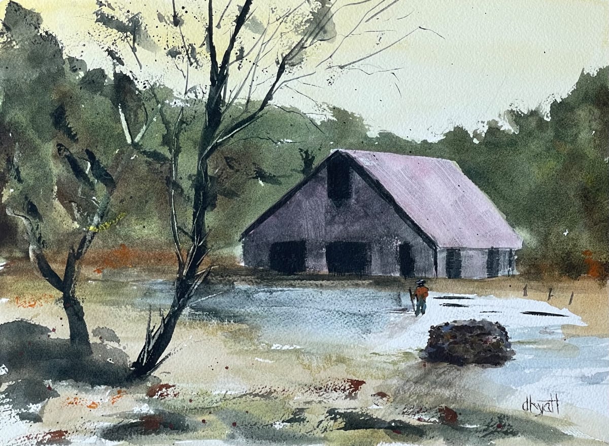Barn on Trace Branch by David G. Hyatt 