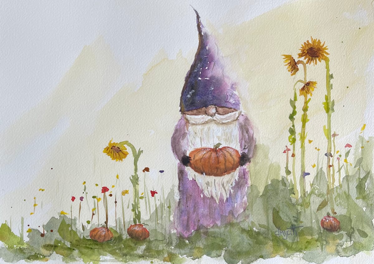 Pumpkin Gnome by David G. Hyatt, Image 1.