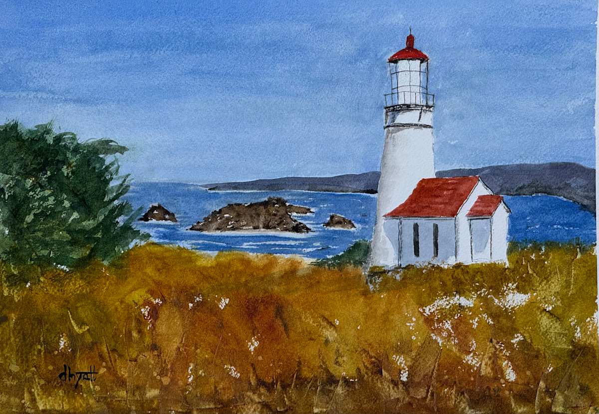 Port Blanco Lighthouse by David G. Hyatt 