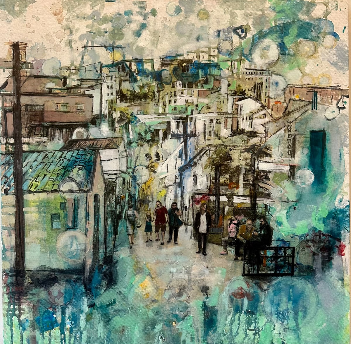 Mediterranean Town by Andrea Kostyal 