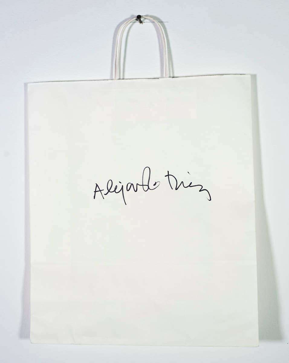 (Signed paper bag) by Alejandro Diaz, Image 1.