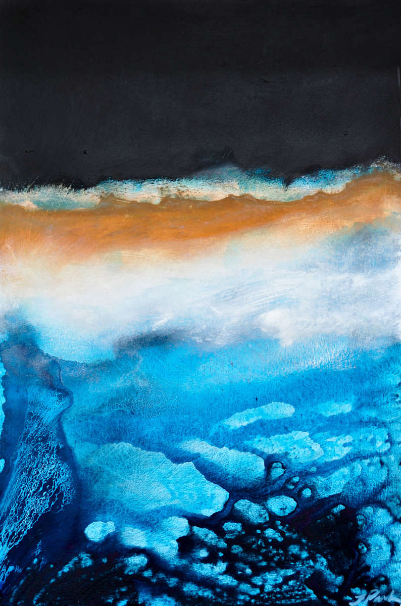 Phosphorescent by Juliet Parks  Image: The Phosphorescence found in nature glowing in the water