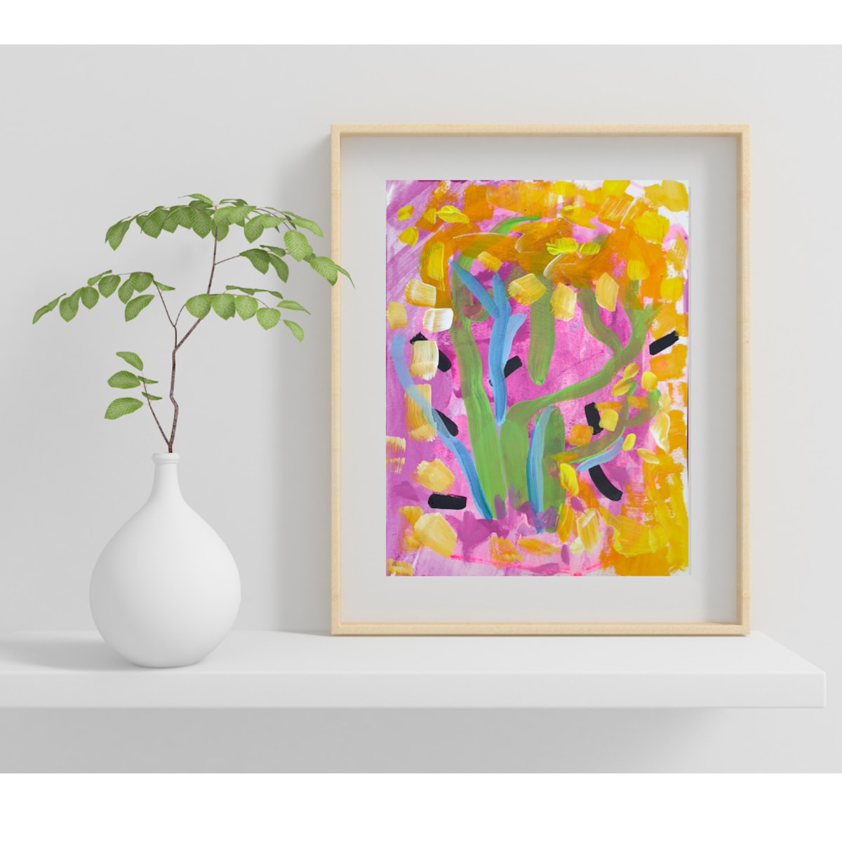 Flamingo Garden Party by Amantha Tsaros 