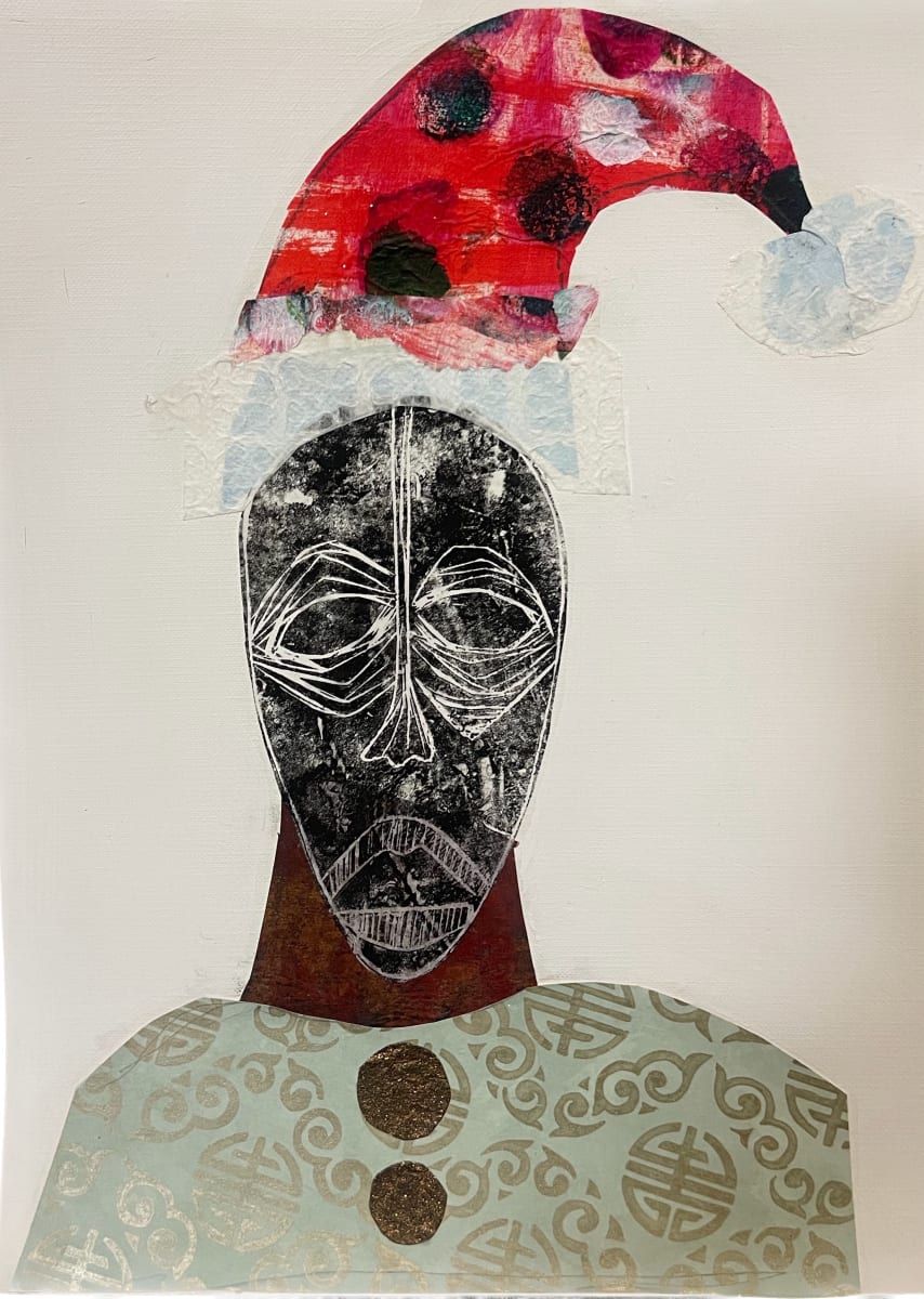 Bro in Santa Hat by Tracy Jackson 