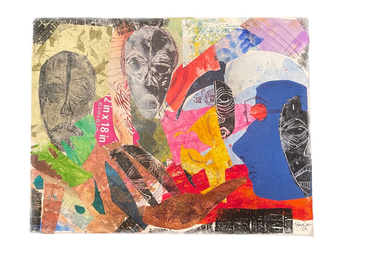 masked Improvisation 1 by Tracy Jackson 