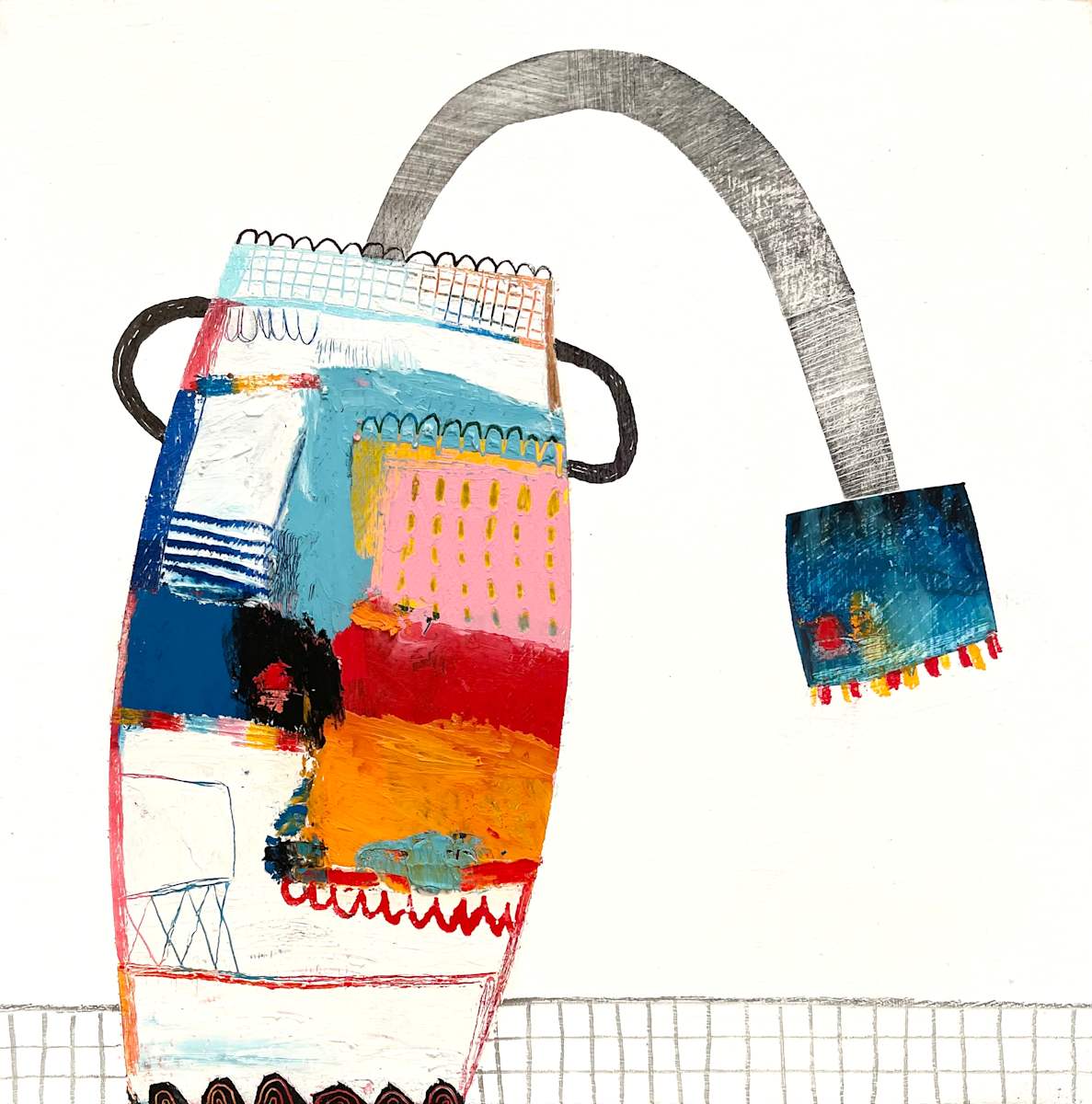 Funky Wonky Vase 2 by Robin Kerr, Image 1.