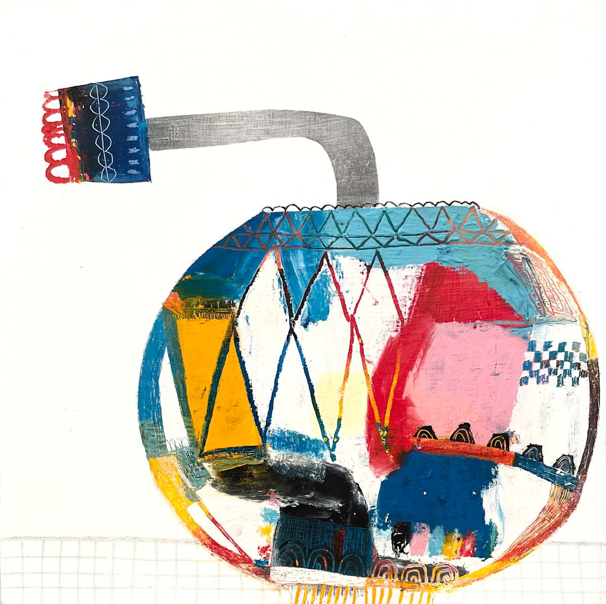 Funky Wonky Vase 3 by Robin Kerr, Image 1.