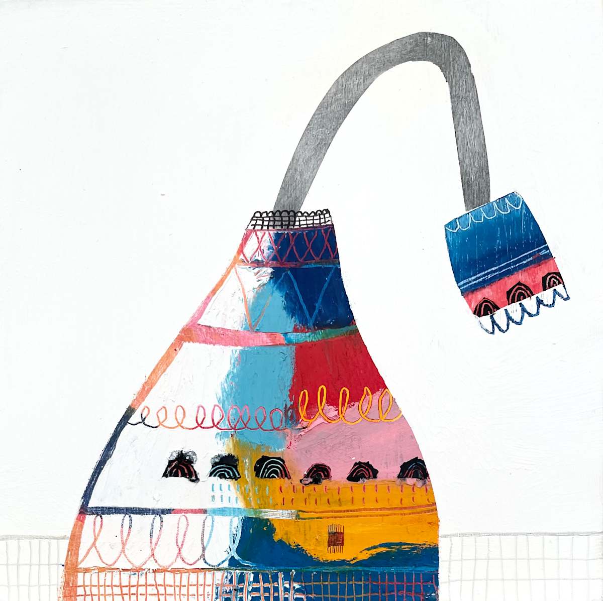 Funky Wonky Vase 5 by Robin Kerr, Image 1.