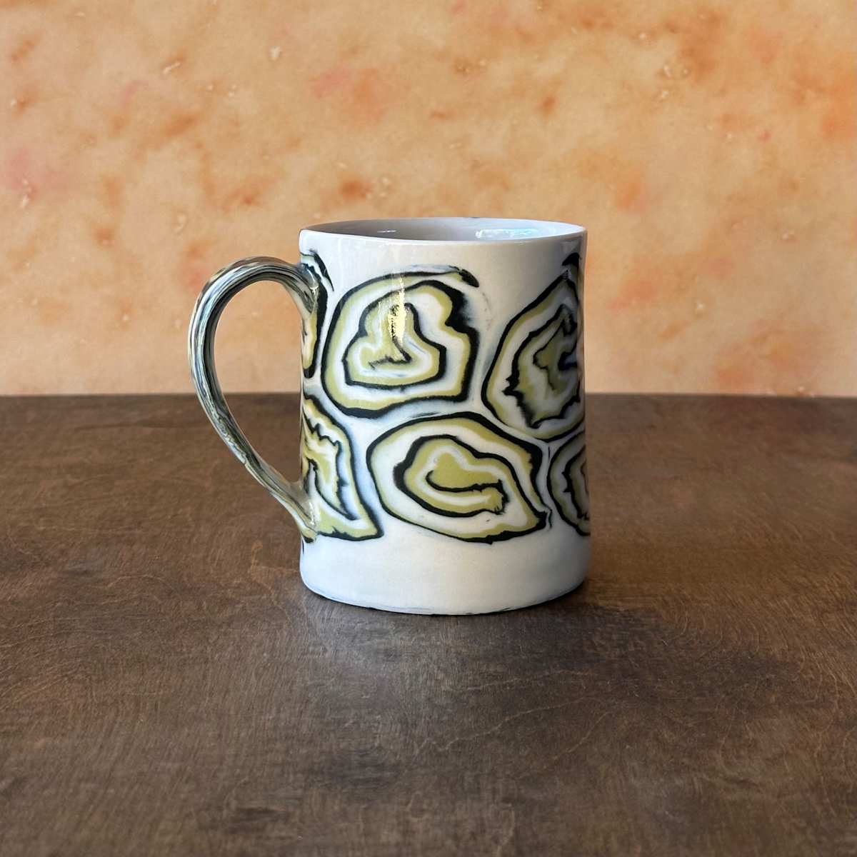 Mug with Spirals by Deb Kaller 