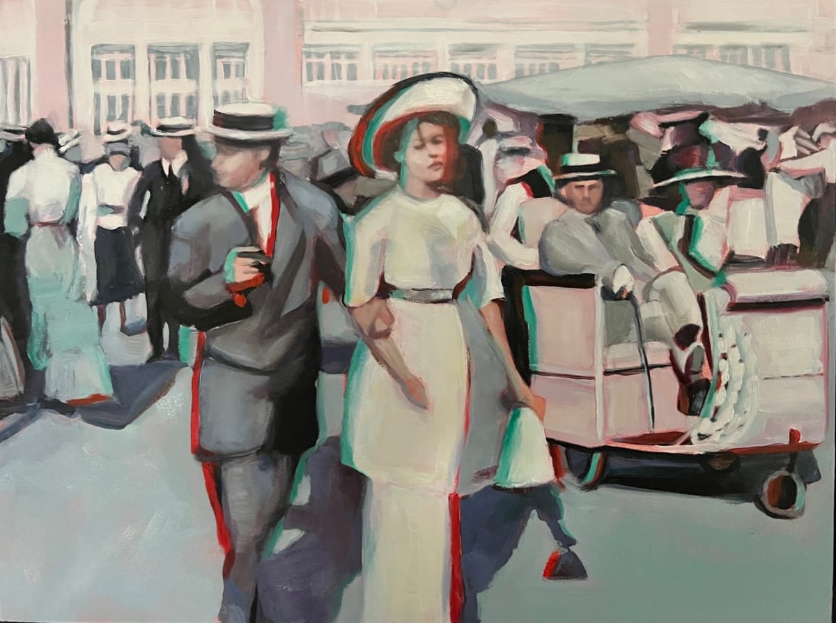 Alone in a Crowd by Susan Butterfly-Ebert 