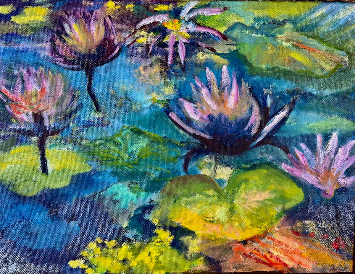 Lilly Pads in Pond by Joan Nies, Image 1.