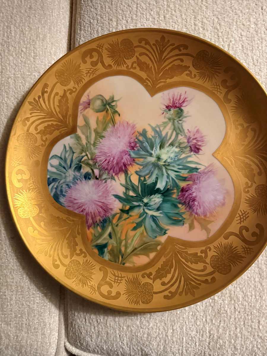 Thistles on a Tray by Mary Hale, Image 1.