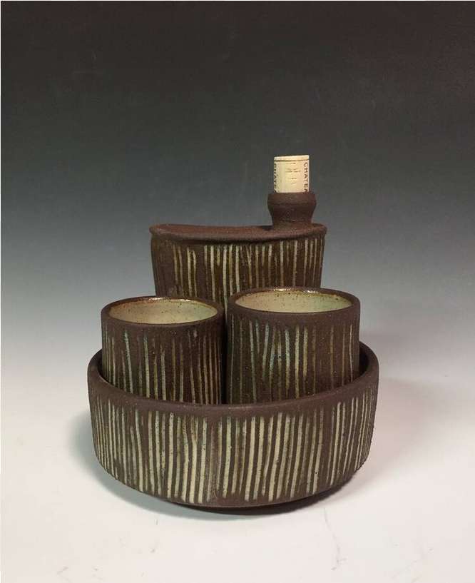 Toasting Set by James O'Brien 
