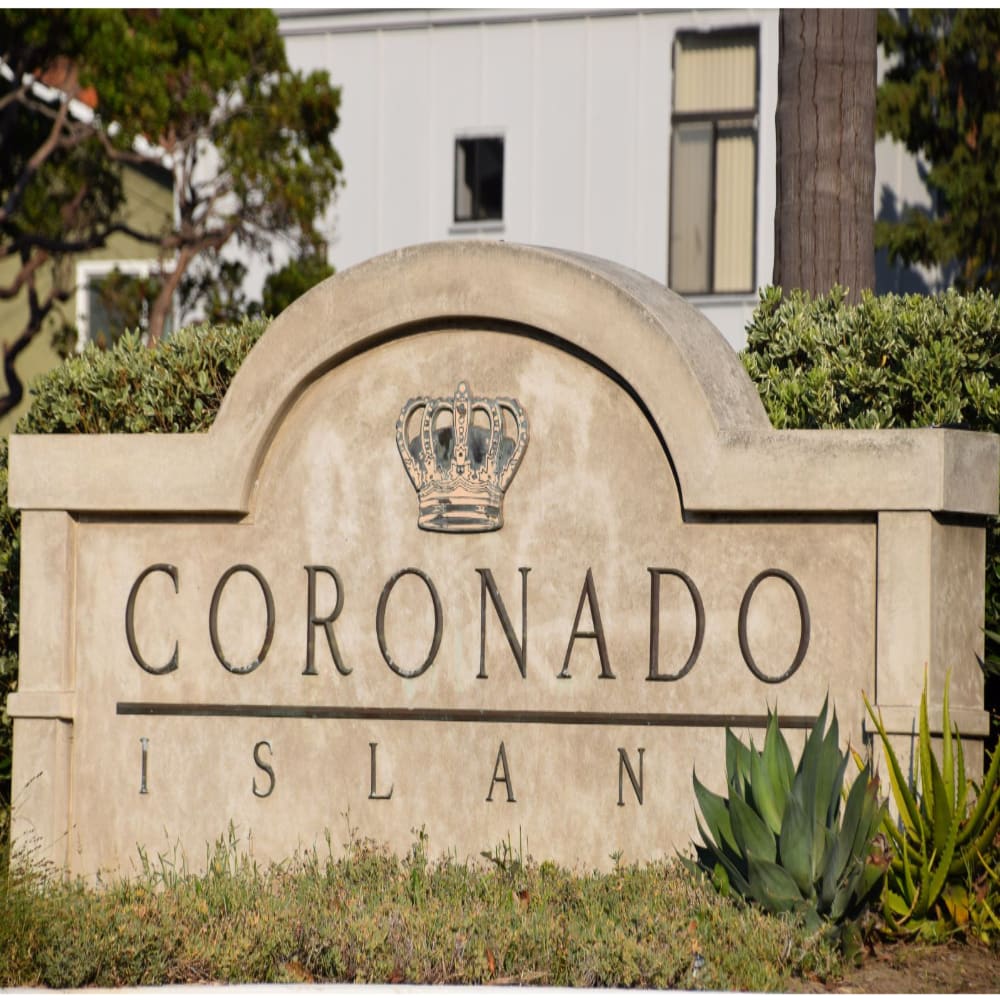 Coronado Welcome Sign - North by John Setter 