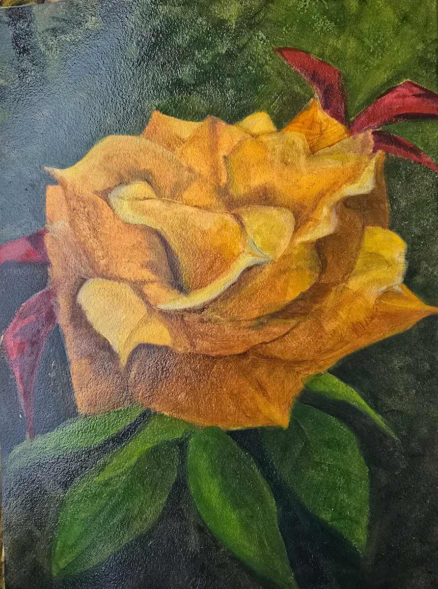 Yellow Bayside Rose by Deidre Hamaguchi, Image 1.