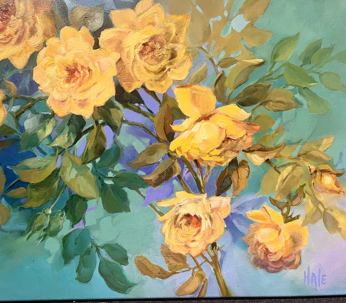 Yellow Roses by Mary Hale 