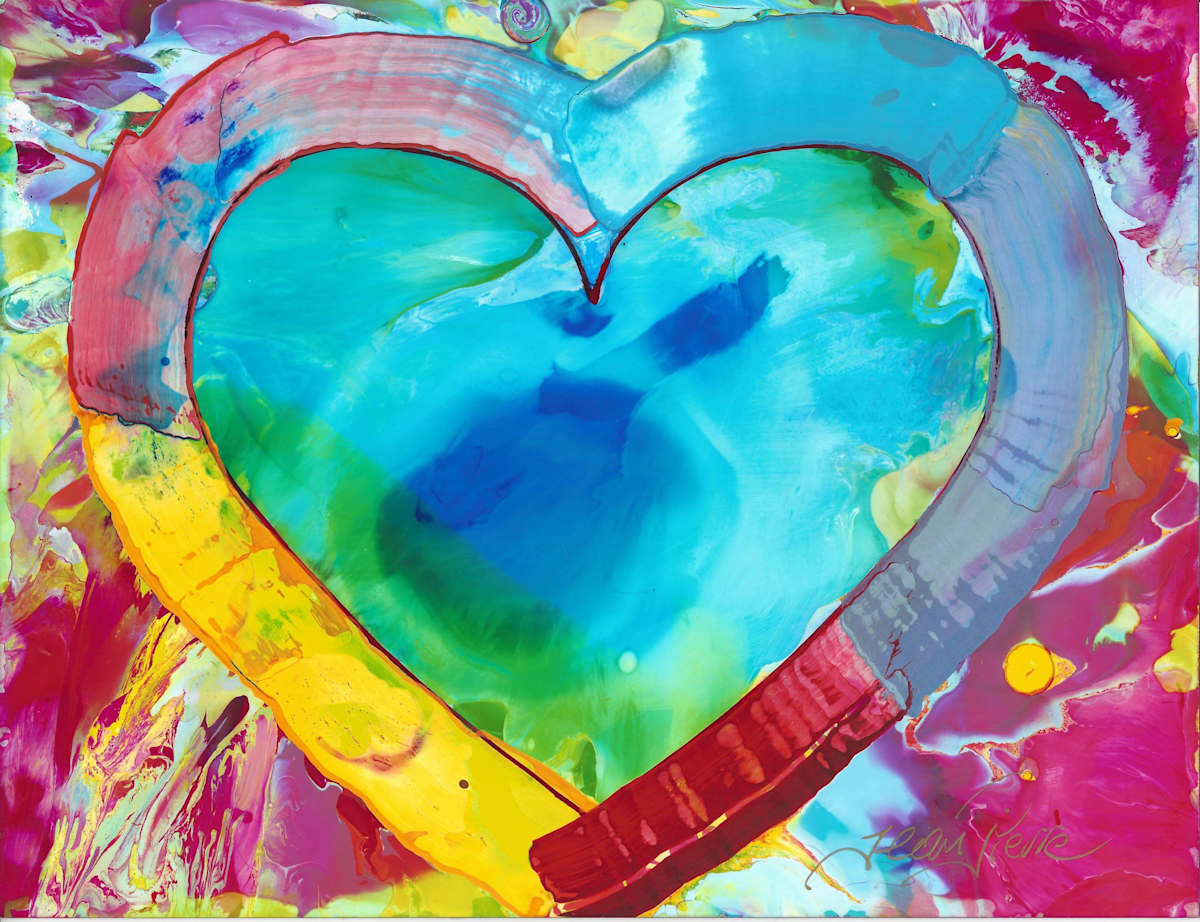Rainbow Heart by Jean Pierre Marques 
