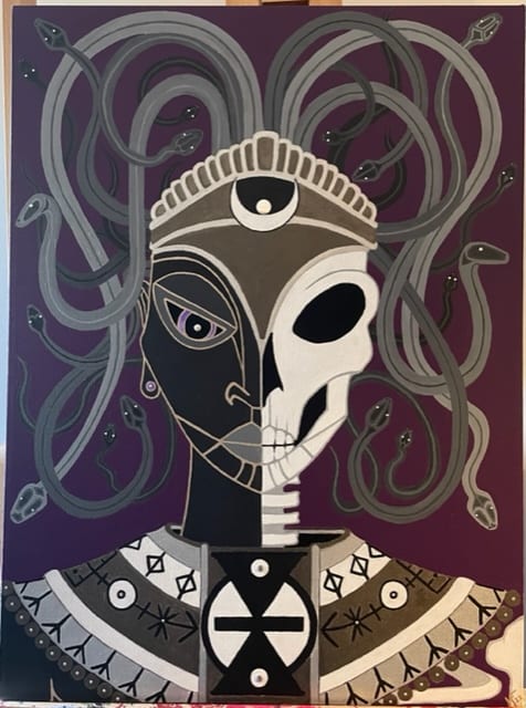 Maman Hela  Image: Death twitches my ear; 'Live,' She says. 'For I am coming!' -Virgil