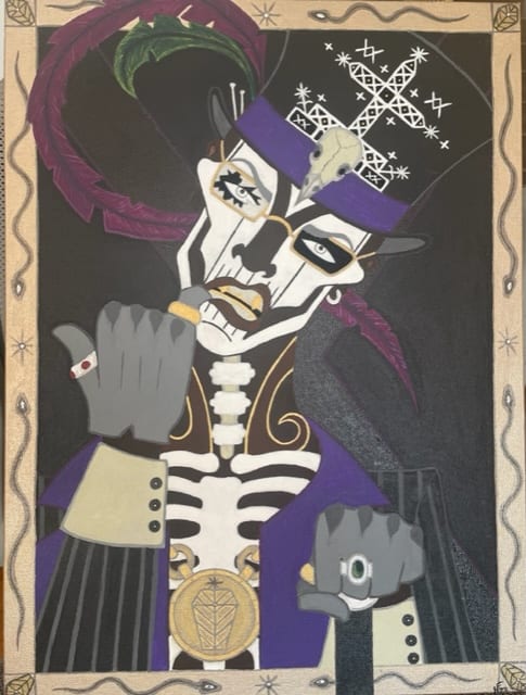 Mister Saturday Night by Hannah Fons  Image: When I was little, we lived across a gravel road from an old country cemetery. When I told my Grandpa that it made me nervous, he chuckled and said, 'Oh, don't worry about *them* - it's the live ones you gotta look out for.' 