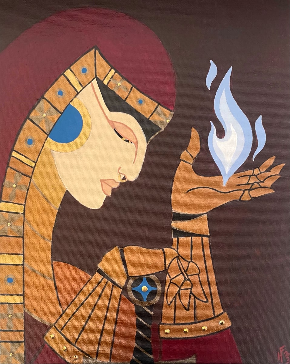 A Household Saint #4 by Hannah Fons  Image: 'The world is full of magic things, patiently waiting for our senses to grow sharper.' -WB Yeats