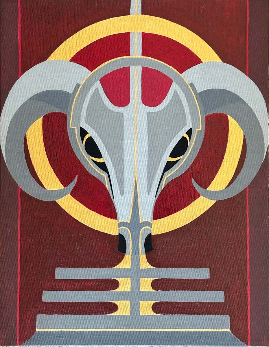 Aries (for KJB) by Hannah Fons  Image: War, then.