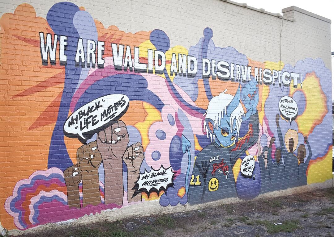 We are Valid and Deserve Respect by Robb Kershaw Ariel Flowers 