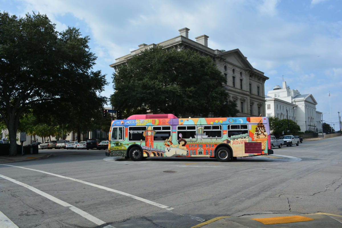 COMET Art Bus by Laurie Brownell McIntosh 