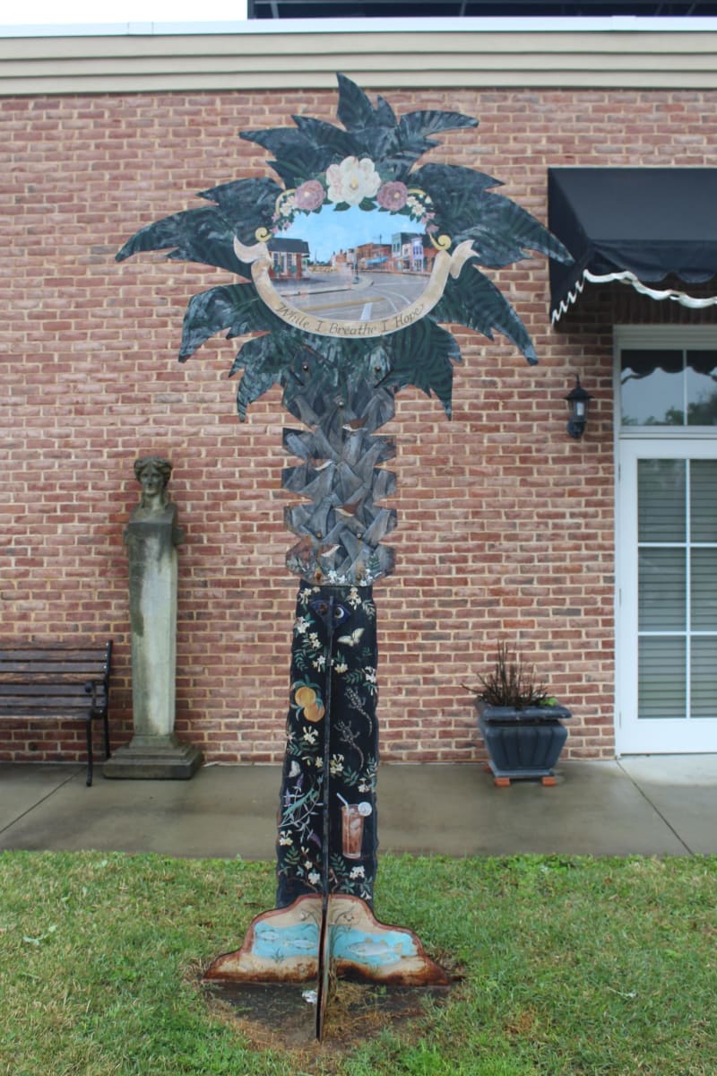 While I Breathe I Hope Palmetto Tree 
