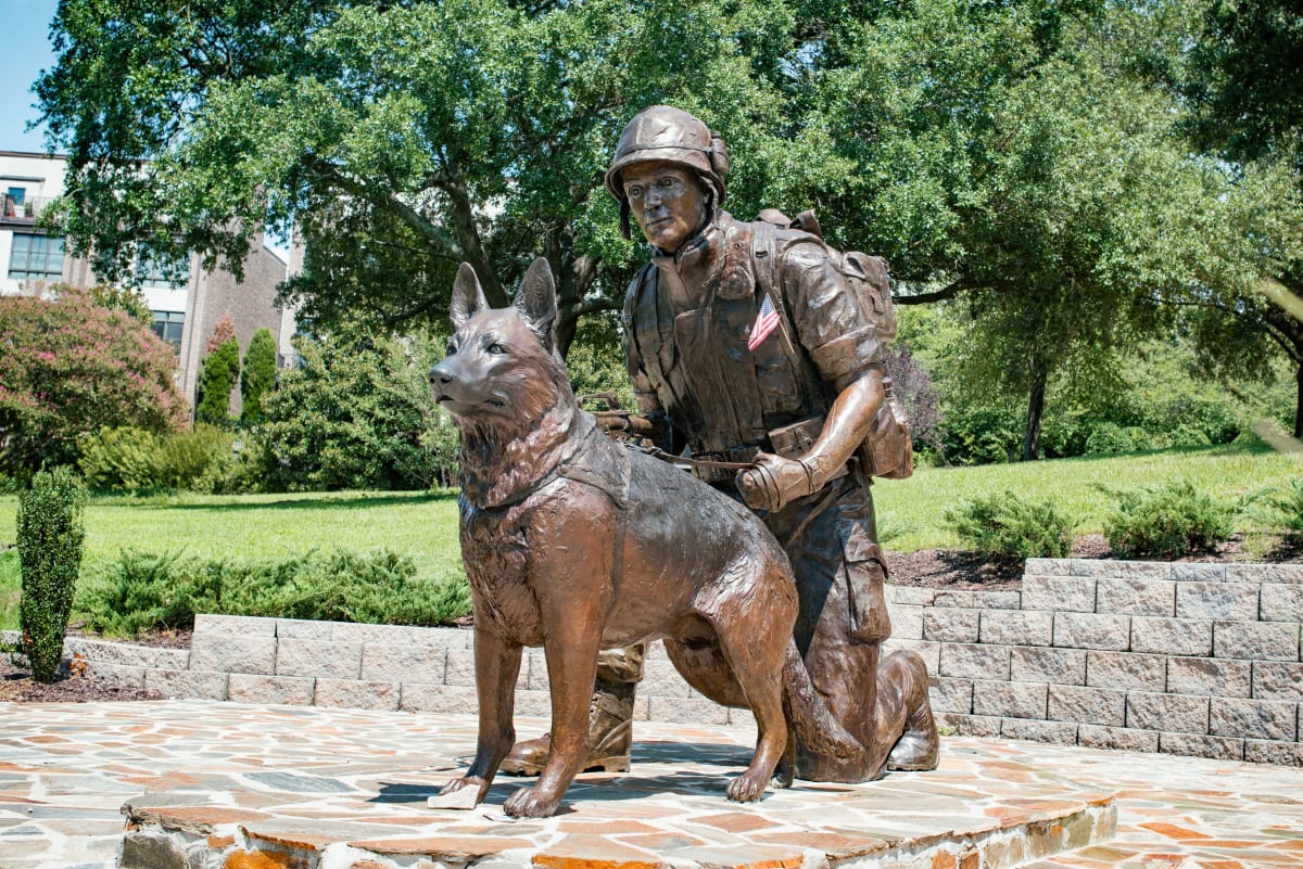 South Carolina War Dog Memorial by Renee Bemis 