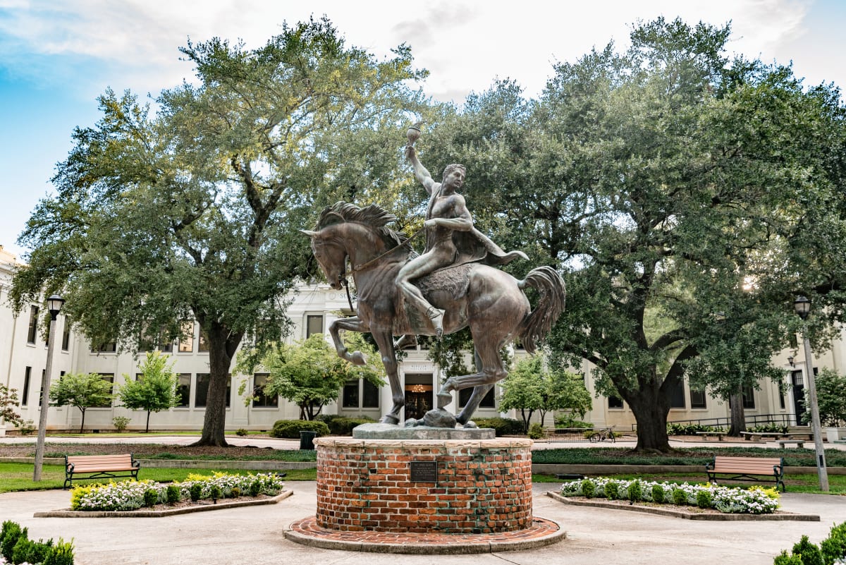 The Torch Bearer by Anna Hyatt Huntington 