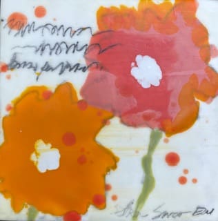 Mostly Orange Flowers by Lisa Sweo Eul, Image 1.