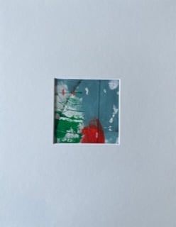 4 x 4 Brights with Green 5 by Lisa Sweo Eul, Image 1.