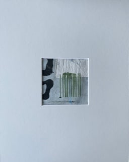 4x4 Gray Green Matted Canvas 1 by Lisa Sweo Eul, Image 1.