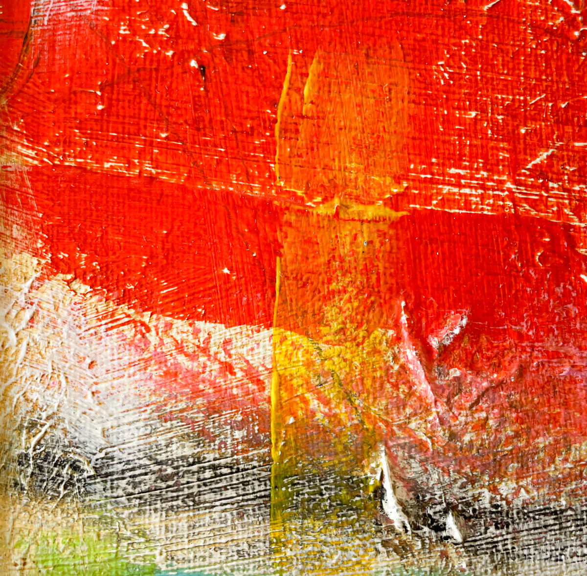 Note card orange and yellow 