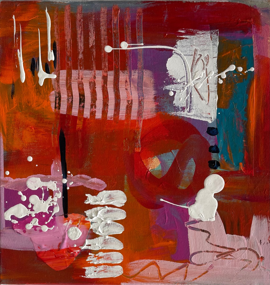 Pink and Teal, Image 1.