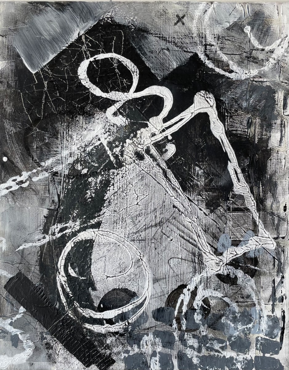 Black and White Rectangle by Lisa Sweo Eul 
