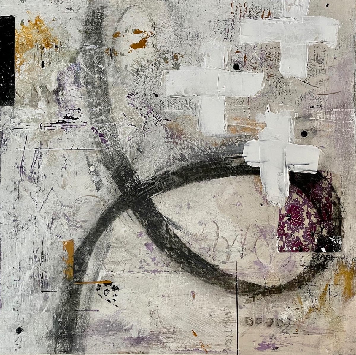 Purple & Gold by Lisa Sweo Eul 