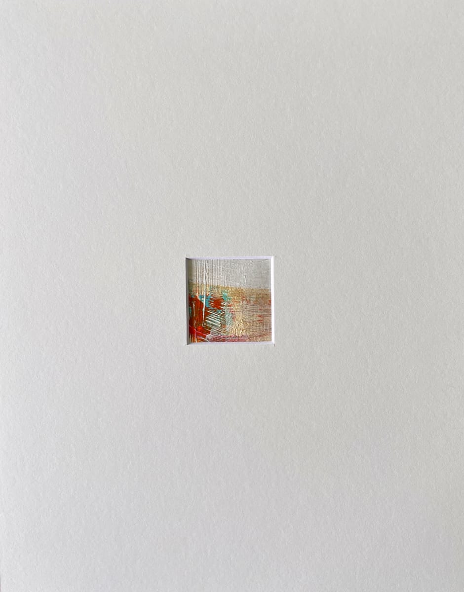 2x2 red, pink matted #8 