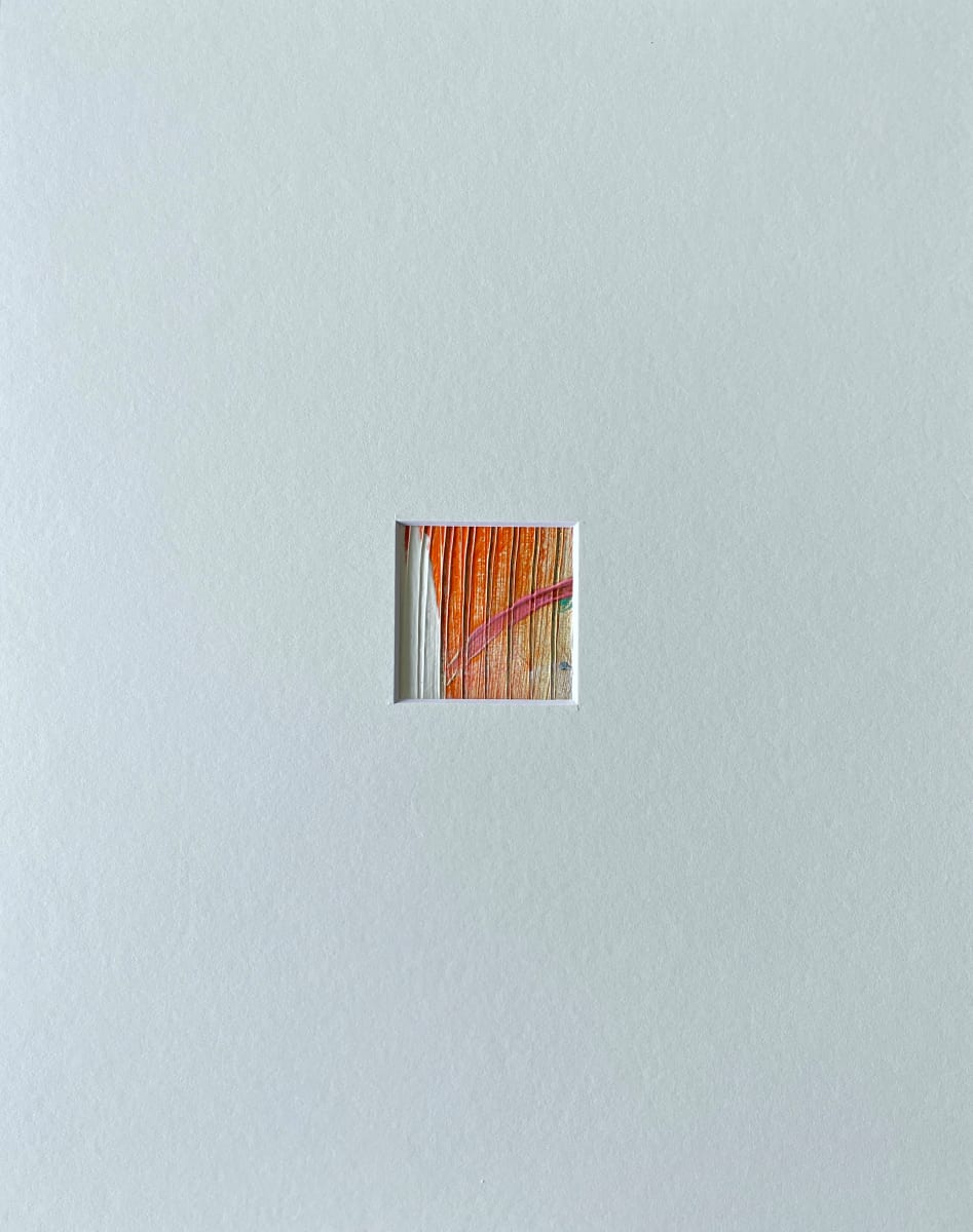 2 x 2 red, pink matted #1 by Lisa Sweo Eul 