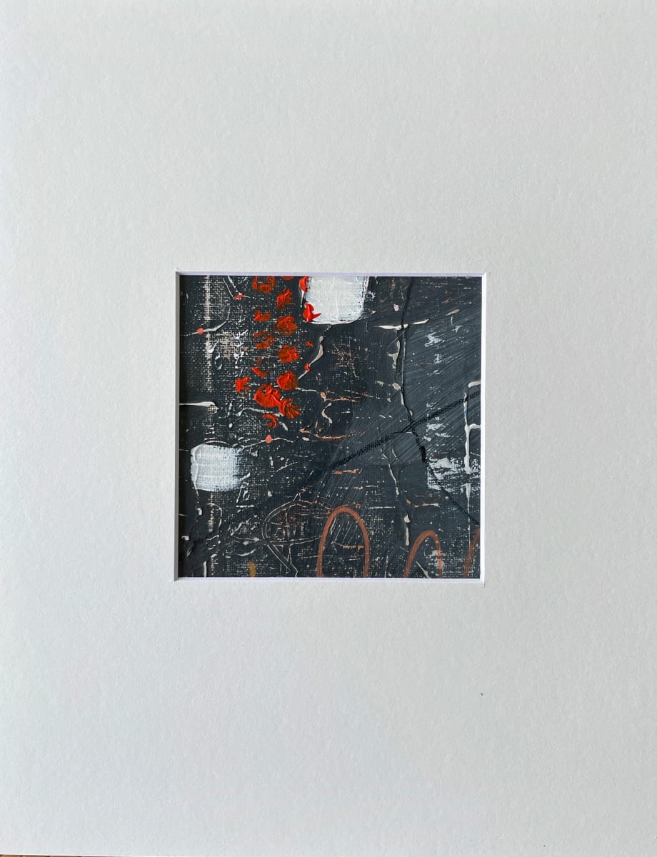 Red, Gray Matted #2, Image 1.