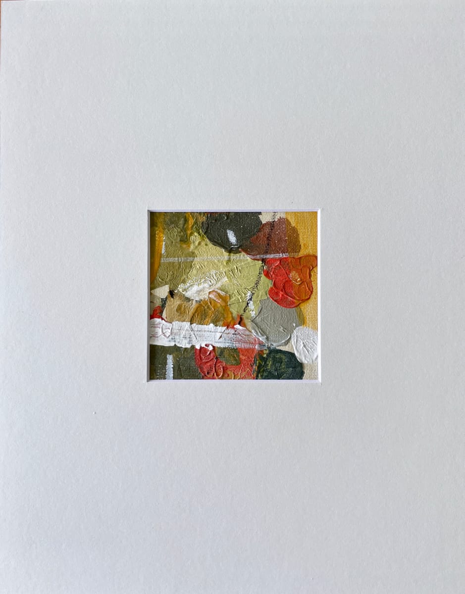 Ochre matted #4 by Lisa Sweo Eul 